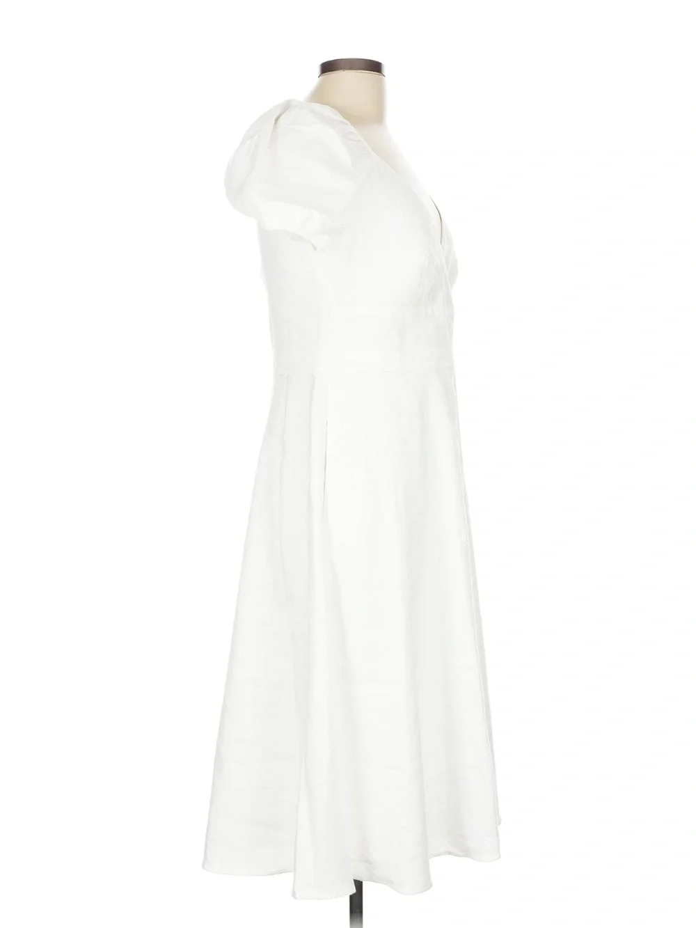 J. Crew white linen blend dress size 10